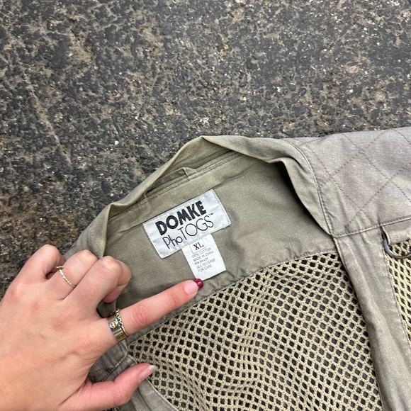 Domke PhoTOGS Vest Professional Photographer Fishing Hunting Vented Khaki XL - Picture 7 of 7